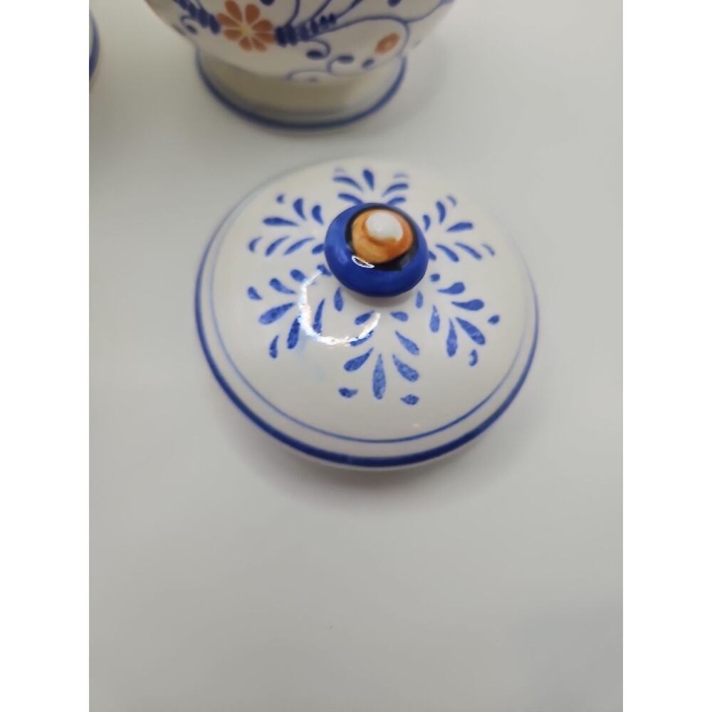 Vintage Royal Sealy Heritage Tea And Coffee Canister Set Of 2 Large Medium - Picture 6 of 11